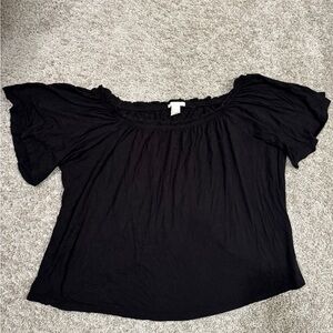 Black H&M Casual Top